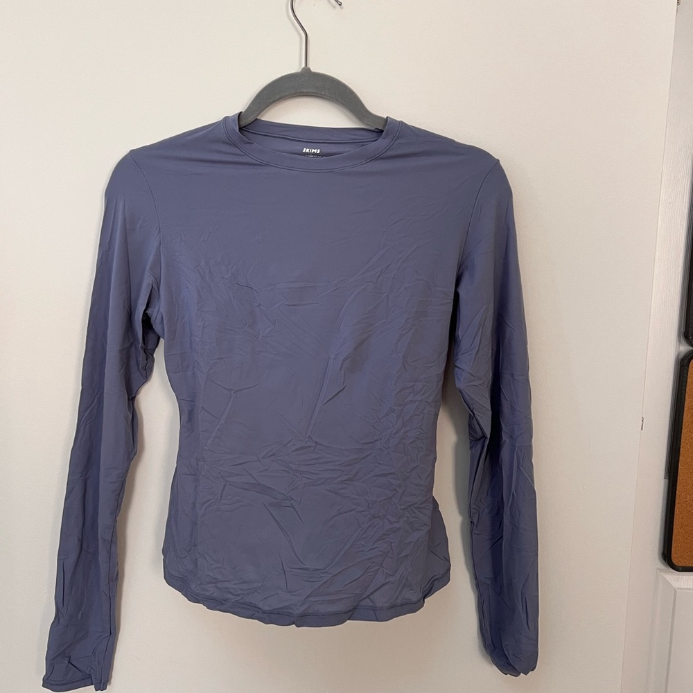 SKIMS Slate Long Sleeve Tee